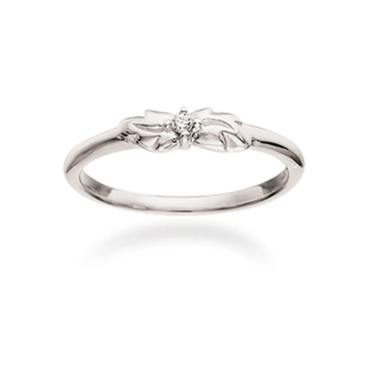 SCROUPLES BØRNE RING SØLV MED ZIRKONIA - 727312