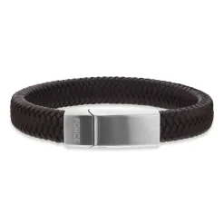 SCROUPLES FORCE ARMBÅND BRUNT LÆDER 21 CM- 03531A,M