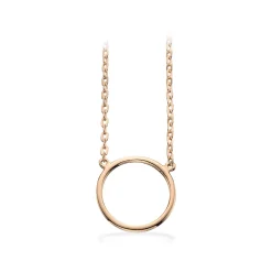 SCROUPLES HALSKÆDE CIRKEL 9 KARAT GULD - 33293,42