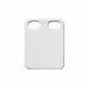 SCROUPLES ID-PLADE MED 2 HULLER SØLV 18X24 MM - 21022