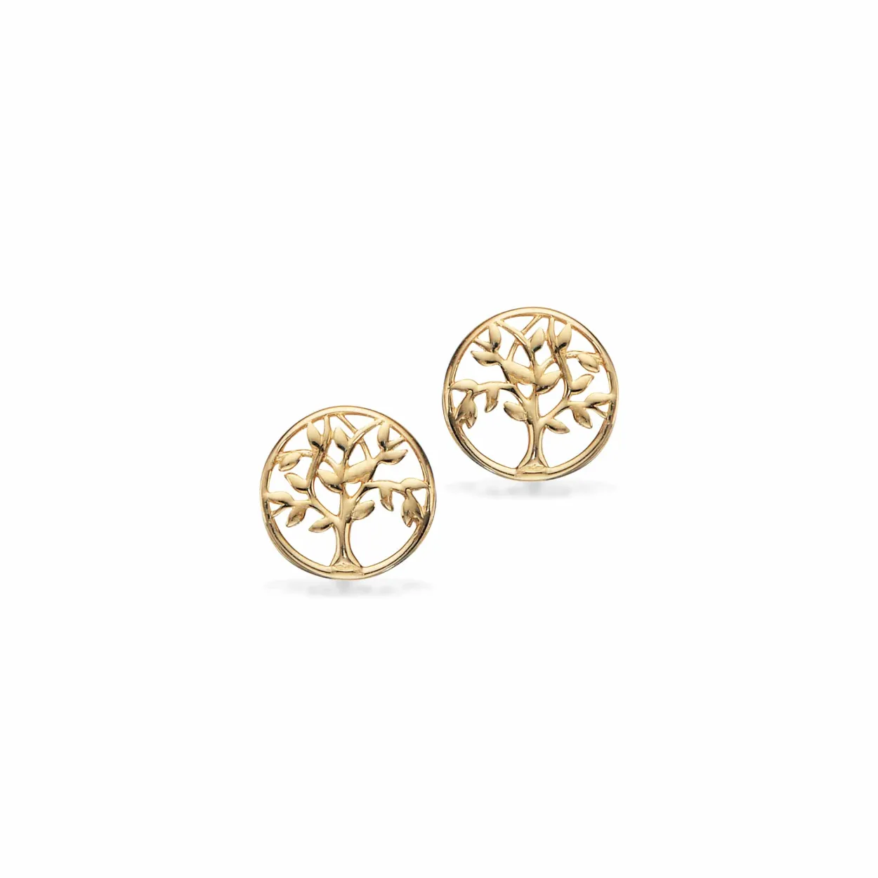 SCROUPLES 8 KARAT GULD ØRERINGE LIVETS TRÆ 6 MM - 120183