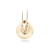 SCROUPLES 8 KARAT GULD VEDHÆNG OVAL - 212633