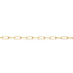 SCROUPLES LINKS HALSKÆDE SØLV FORGYLDT 45 CM - 37882,45