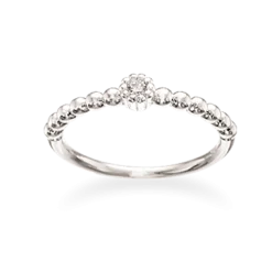 SCROUPLES PIGE RING SØLV MED KUGLER - 726052
