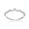 SCROUPLES PIGE RING SØLV MED ZIRKONIA - 726072