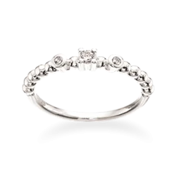 SCROUPLES PIGE RING SØLV MED ZIRKONIA - 726072