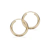 SCROUPLES ØRERINGE CREOL 14 KARAT GULD 2,5 X 20 MM - 1205