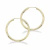 SCROUPLES ØRERINGE CREOL 8 KARAT GULD 30 MM- 1303