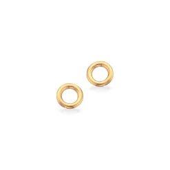 SCROUPLES ØRERINGE 8 KARAT GULD MED CIRKEL 3,5 MM - 122163