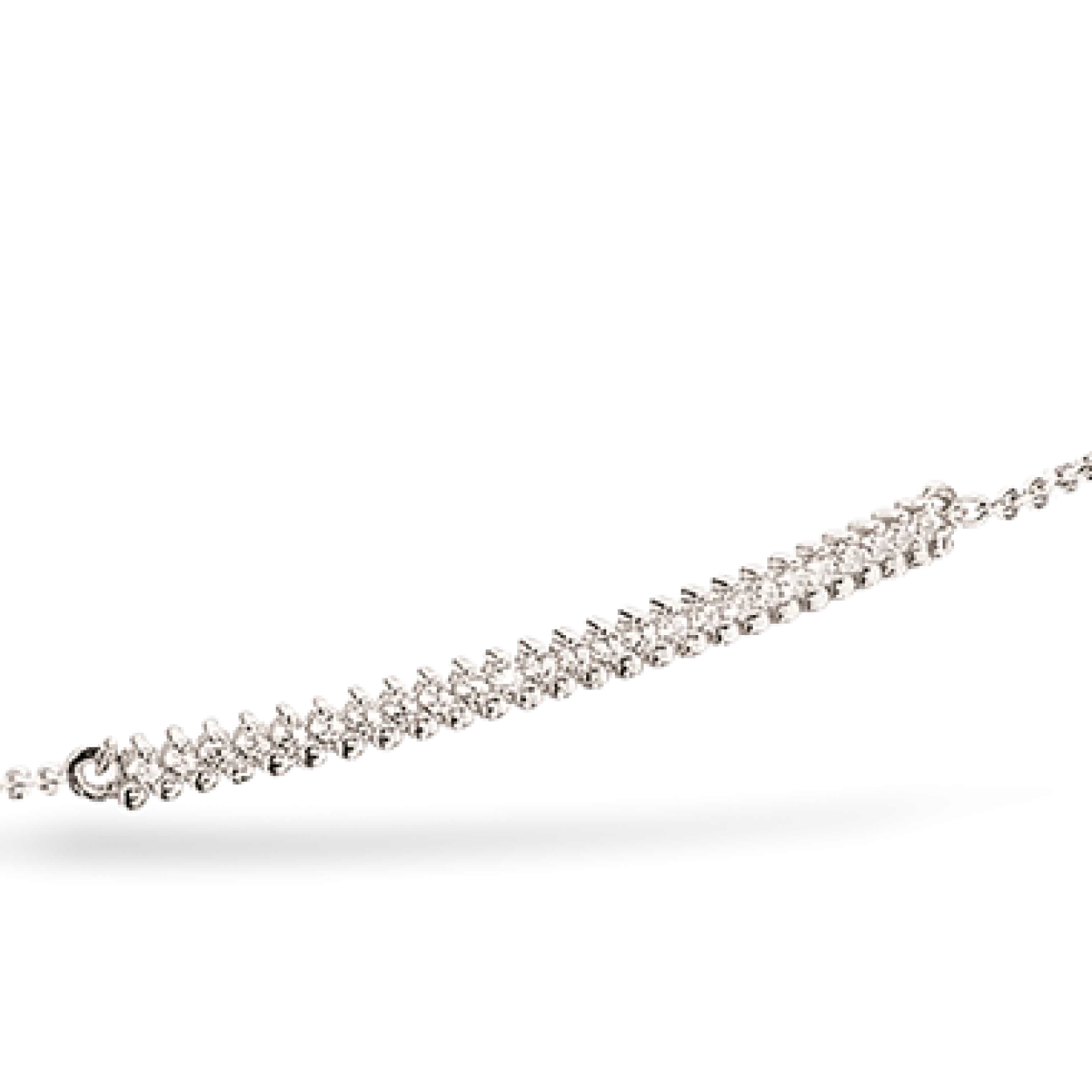 SCROUPLES SØLV ARMBÅND PIND ZIRKONIA -34922,18