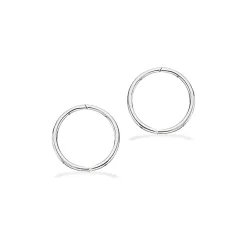 SCROUPLES SØLV CREOL 12 MM MED KLIK - 193432