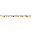 SCROUPLES SØLV FORGYLDT ARMBÅND OVAL - 611062