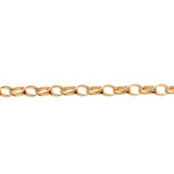 SCROUPLES SØLV FORGYLDT ARMBÅND OVAL - 611062