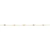 SCROUPLES SOHO ARMBÅND MULTICOLOR I FORGYLDT SØLV 17+2 CM - 39602A,M