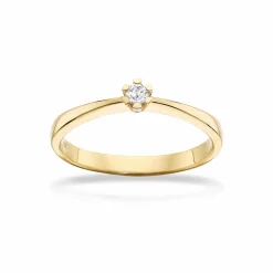 SCROUPLES VIDA RING 8 KARAT GULD MED BRILLANT 0,05 CARAT - 7813,05