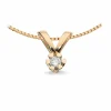 SCROUPLES VIDA VEDHÆNG 8 KARAT GULD MED DIAMANT – 2813,03