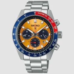 SEIKO PROSPEX SOLAR UR HERRE MED ORANGE SKIVE - SSC947P1