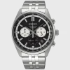 SEIKO SORT SKIVE HVID OG CHRONOGRAF - SSB429P1