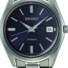 SEIKO TITAN UR HERRE MED BLÅ SKIVE - SUR373P1
