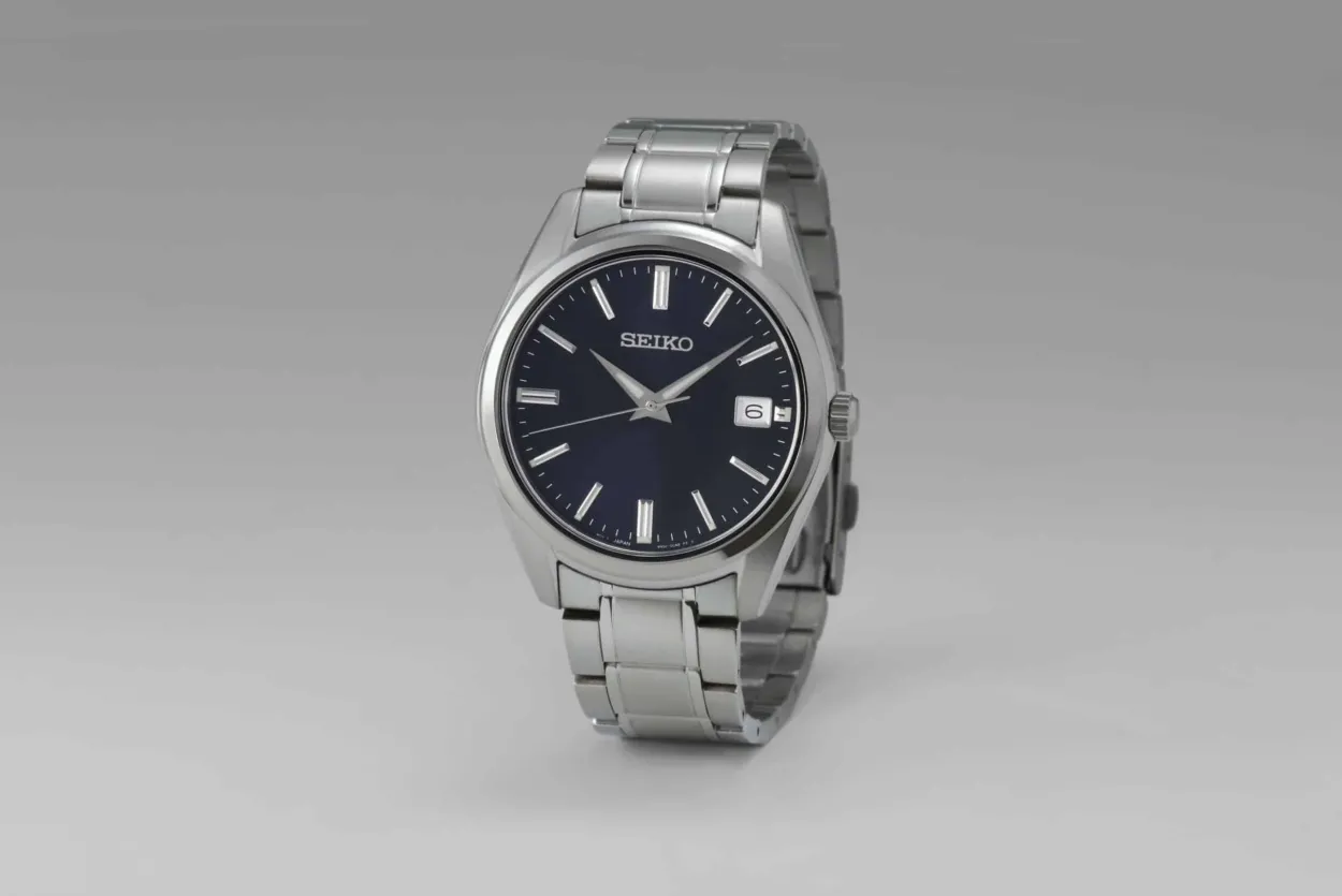 SEIKO UR HERRE BLÅ SKIVE MED SAFIRGLAS - SUR309P1