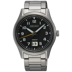 SEIKO UR HERRE QUARTZ STÅL MED TAL - SUR569P1