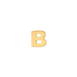 SIERSBØL ØRERING 14 KARAT GULD 1 STK BOGSTAV B - 3083187050B