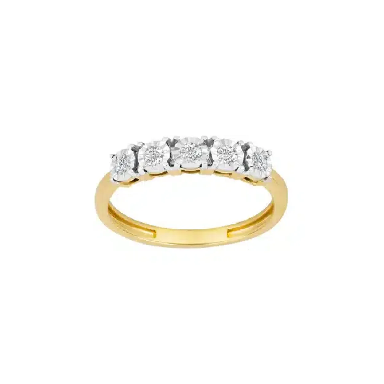 SIERSBØL RING I 14 KARAT GULD MED BRILLANTER - 10050070500