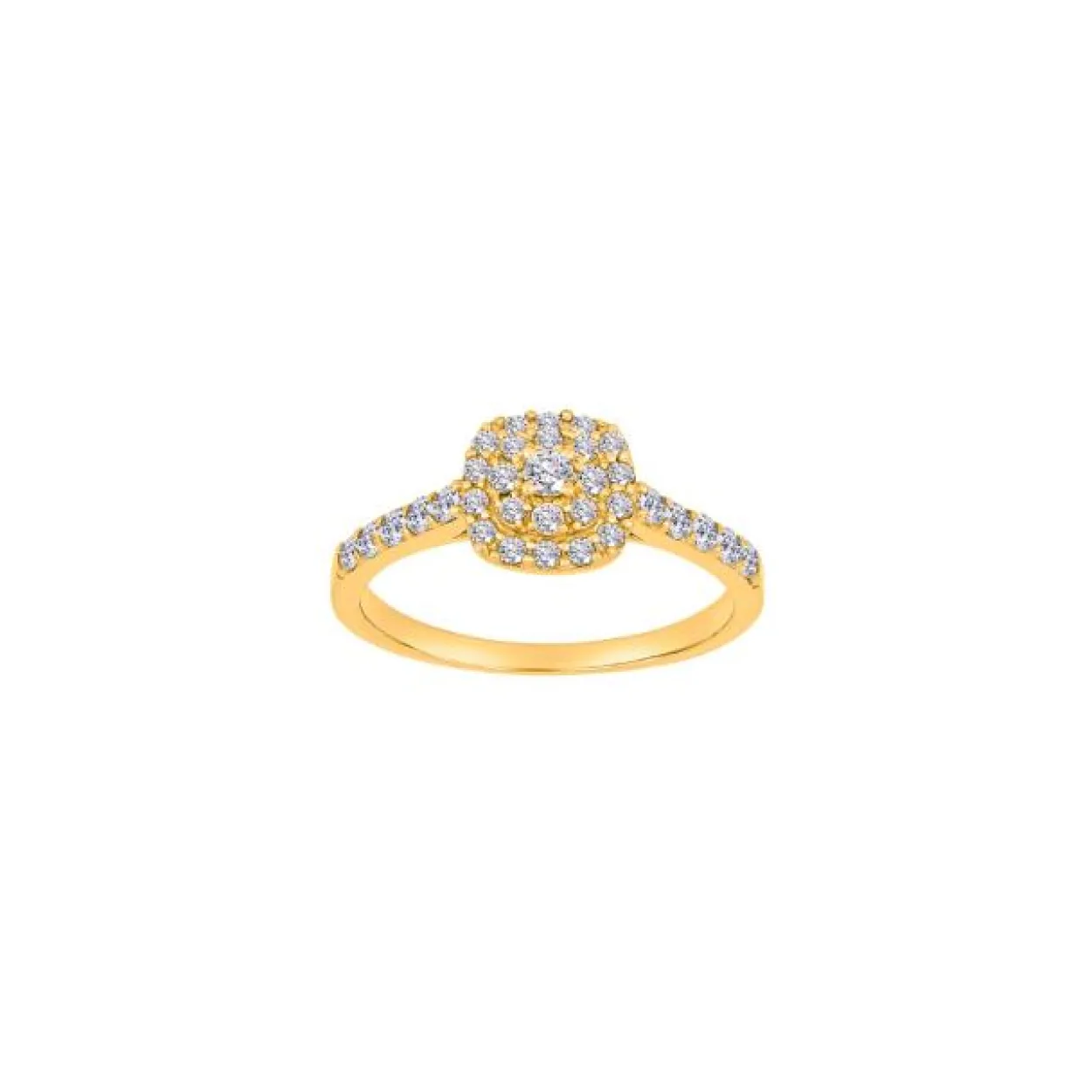 SIERSBØL RING 8 KARAT GULD MED ZIRKONIA - 10429930300
