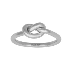 SIERSBØL RING SØLV MED KNUDE - 106700309