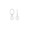 SIERSBØL SHAPE ØRERING SØLV GALAKSE MAT CREOL - 312 053