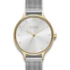 SKAGEN ANITA LILLE UR DAME STÅL MED MESH LÆNKE - SKW2340
