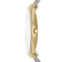 SKAGEN GRENEN UR HERRE 2 FARVET MED MESH LÆNKE - SKW6816