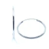 SØLV BLANK CREOL RHODINERET DIAMETER 30 MM BREDDE 1,50 MM