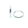 SØLV BLANK CREOL RHODINERET DIAMETER 20 MM BREDDE 1,50 MM