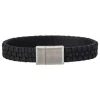 SON OF NOA ARMBÅND LÆDER SORT FLET 23 CM - 80970009123