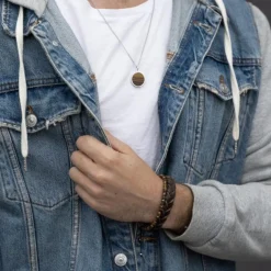 SON OF NOA BRUN LÆDER ARMBÅND 23 CM - 80970239223