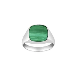SON OF NOA HERRE RING SØLV MED MALAKIT- 106700509