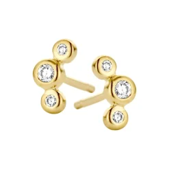SPIRIT ICONS ØRERINGE GULD 14KT TRINITY - 44116