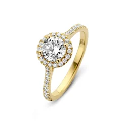 SPIRIT ICONS ROMANCE RING SØLV FORGYLDT MED ZIRKONIA - 53502