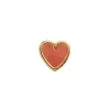 STINE A HEART CORAL ØREINGE FORGYLDT - 1181-02-CORAL