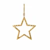 STINE A ØRERING SØLV FORGYLDT SHINING STAR - 1371-02-S