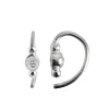 STINE A ØRERING SØLV PETIT BON-BON WHITE ZIRCON - 1005-00-S-White