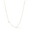 STUDIO SØLV FORGYLDT HALSKÆDE TRACE PEARL - 7223453