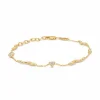STUDIO Z ARMBÅND SØLV FORGYLDT TANGLED- 7257845