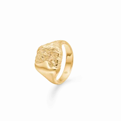 STUDIO Z EDGE RING FORGYLDT SØLV - 7240890