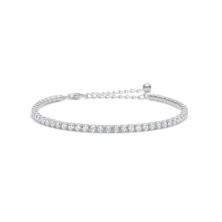 STUDIO Z TENNIS ARMBÅND SØLV MED STEN - 7157098