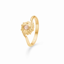 STUDIO Z URCHIN ELEGANCE SØLV FORGYLDT RING STR. 54 - 7247919