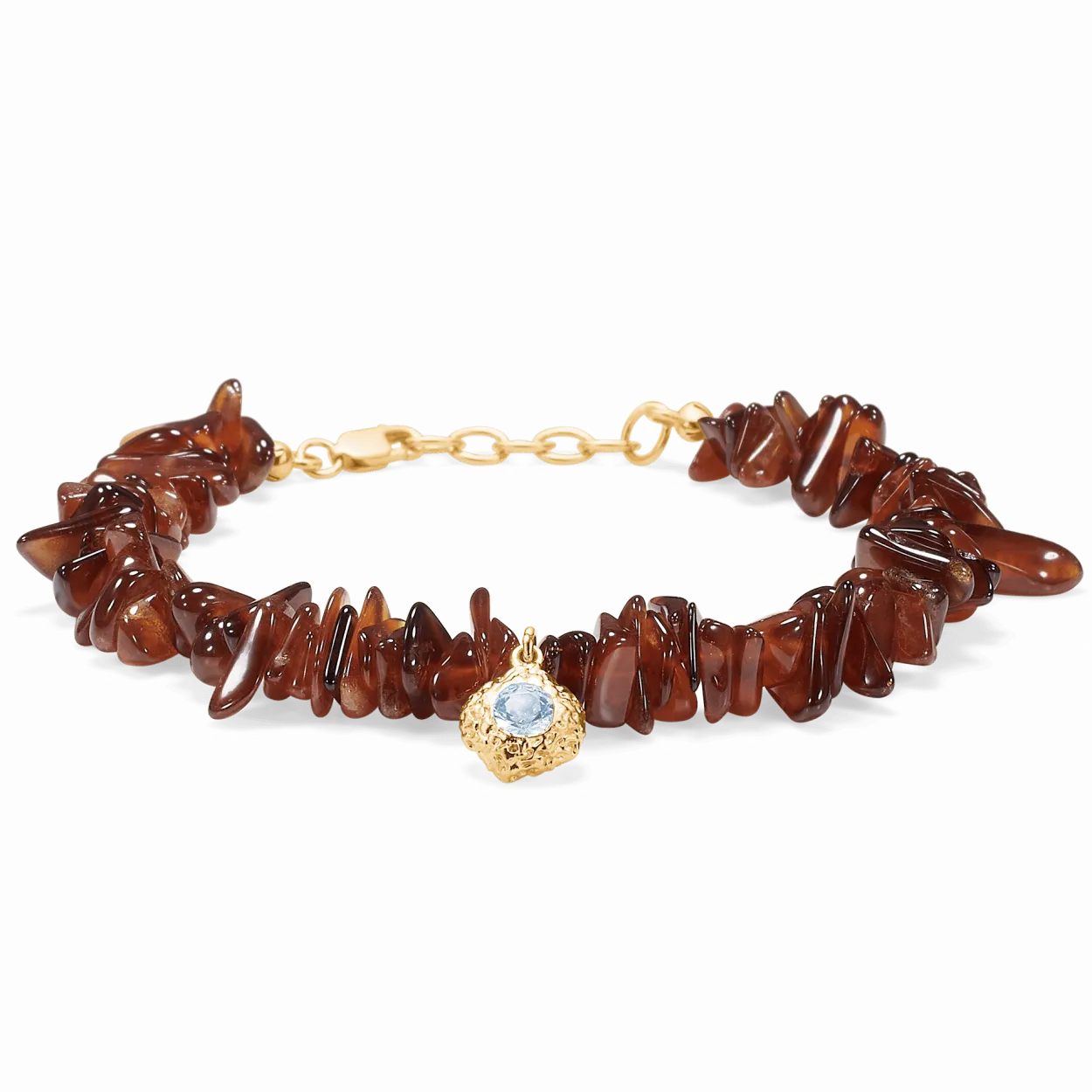 STUDIO Z WILD CLIFF SØLV FORGYLDT ARMBÅND MED ZIRKON - 7256896
