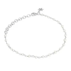 SUSANNE FRIIS BJØRNER ARMBÅND SØLV PERLR 3-4MM - 1433-1-900