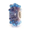 TROLLBEADS BLÅ BRUS GLASKUGLE - TGLBE-10042